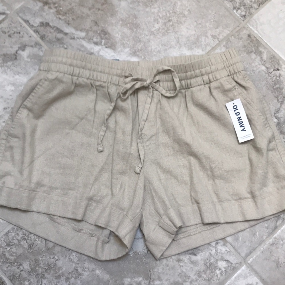 Soft linen shorts from Old Navy
